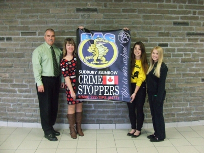 Bishop Students Partnering with Crimestoppers