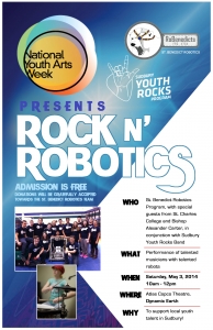 NATIONAL YOUTH ARTS WEEK: ROCK N ROBOTICS EVENT