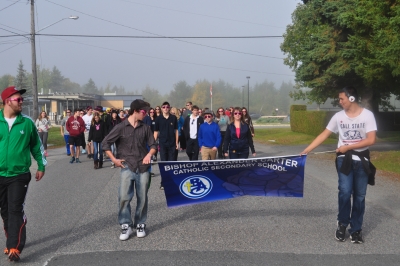 Memorial Walk Held at Bishop Alexander Catholic Secondary School