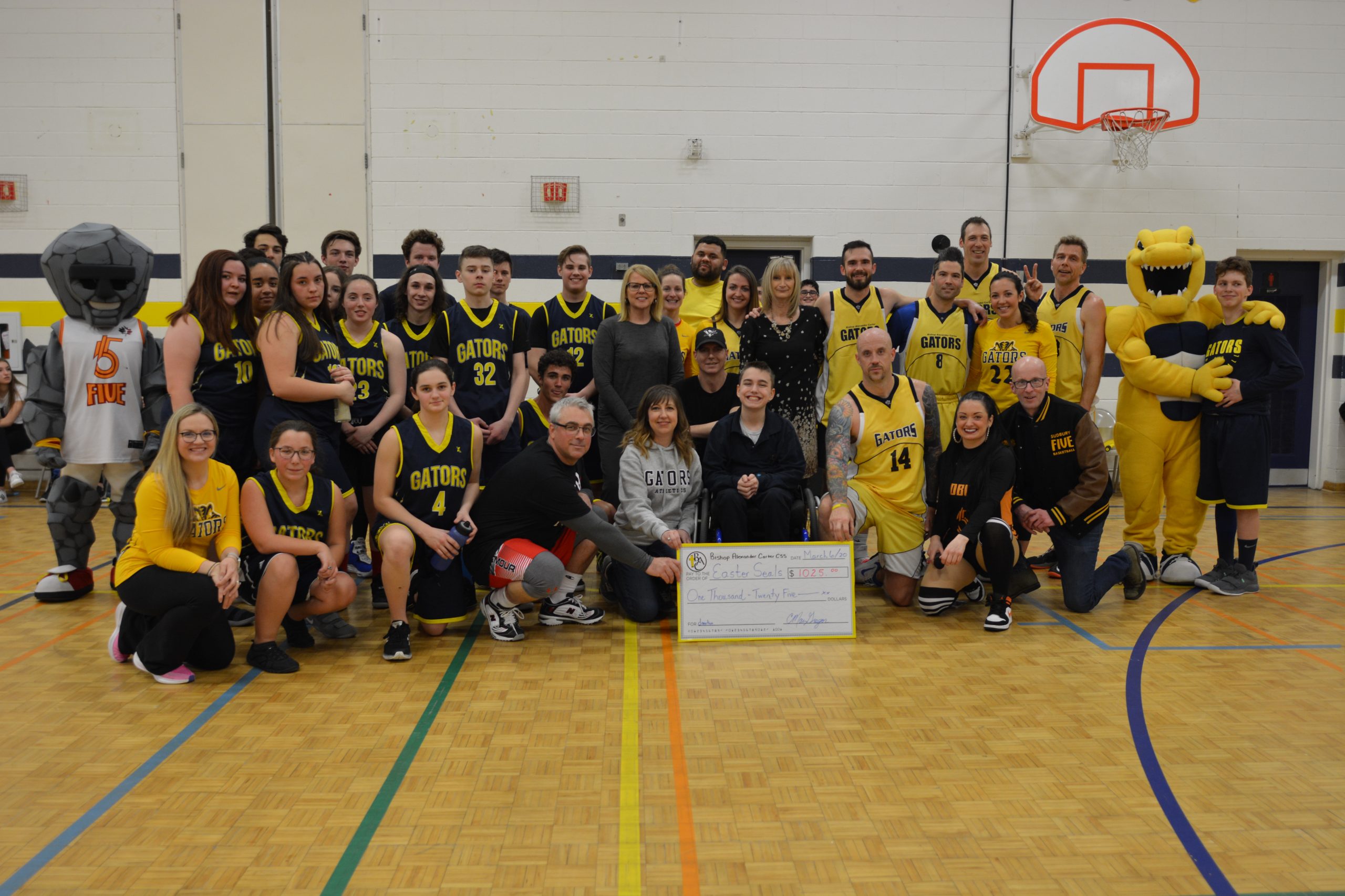 Bishop Carter teams up with Sudbury 5 for Easter Seals